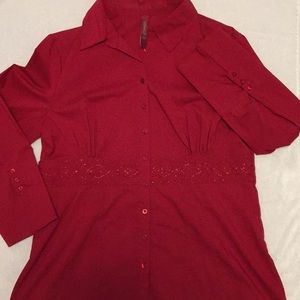 NWT Gitano Button Down Dress Shirt